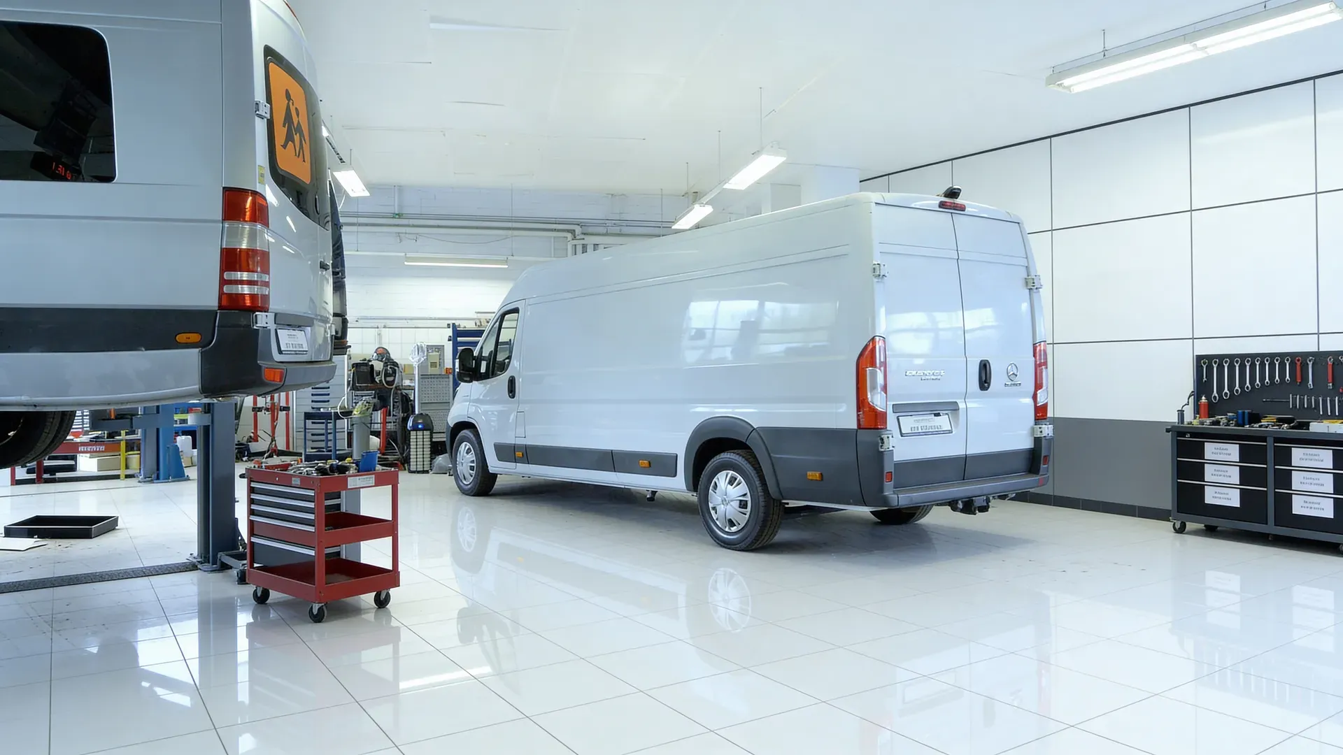 Werkstatt Weißer Ducato Lang